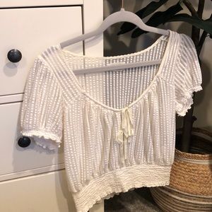 Urban outfitters puff sleeve top